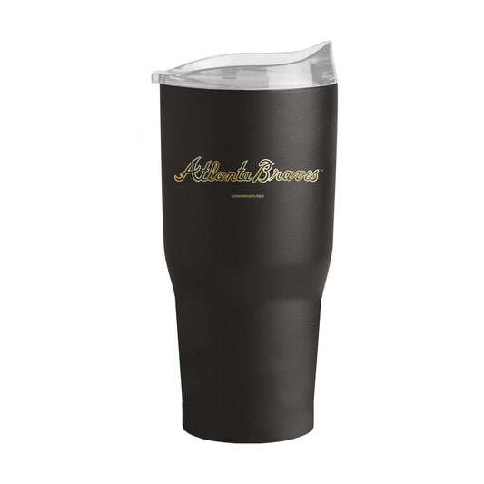 Atlanta Braves 30oz Foil Powder Coat Tumbler - Logo Brands - Flyclothing LLC