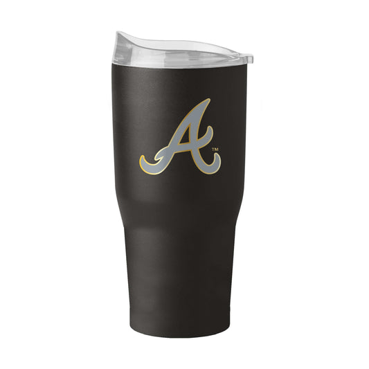 Atlanta Braves 30oz Foil Powder Coat Tumbler - Logo Brands - Flyclothing LLC