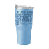Atlanta Braves 30oz Alternate Replay Powder Coat Tumbler - Logo Brands - Flyclothing LLC