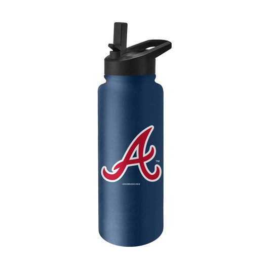 Atlanta Braves Logo Quencher Water Bottle - Logo Brands - Flyclothing LLC