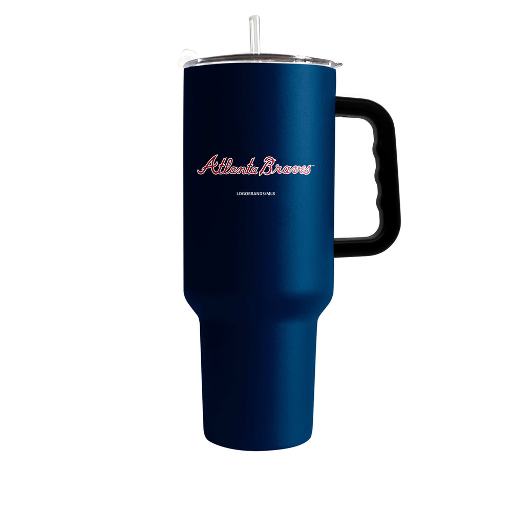 Atlanta Braves 40oz Flipside Powder Coat Tumbler - Logo Brands - Flyclothing LLC
