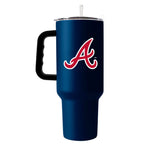 Atlanta Braves 40oz Flipside Powder Coat Tumbler - Logo Brands - Flyclothing LLC