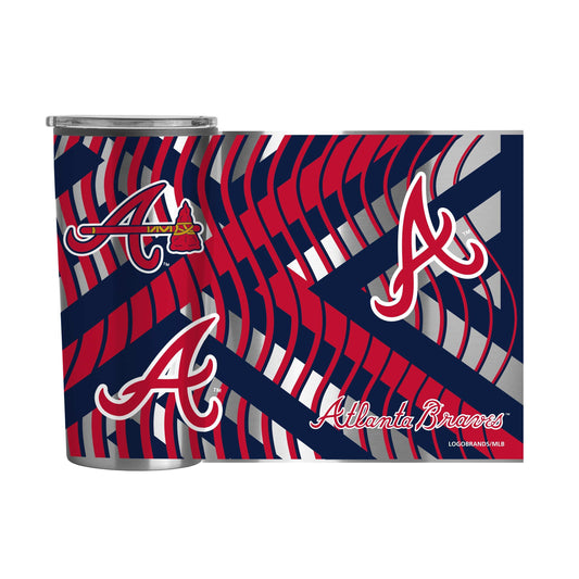 Atlanta Braves 20oz Flex Plastic Wall Stainless Tumbler - Logo Brands - Flyclothing LLC