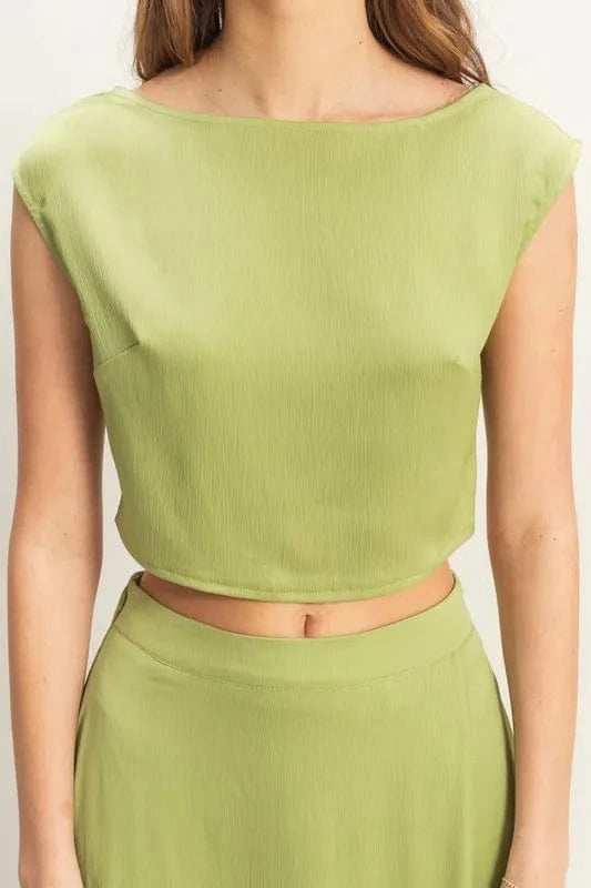 HYFVE Sleeveless Top and Maxi Skirt Set - Trendsi - Flyclothing LLC