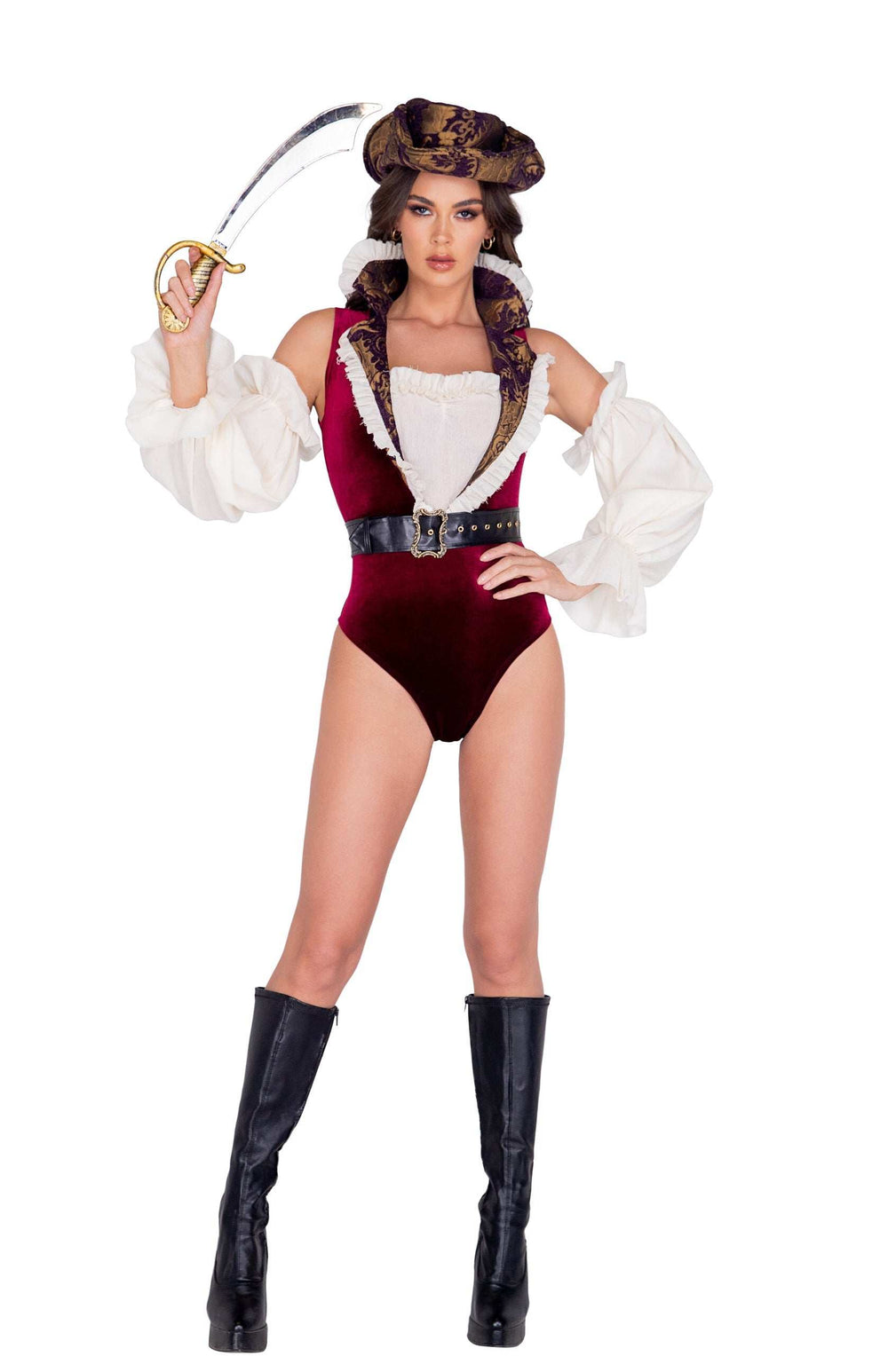 Roma Costume 5pc Sultry Pirate Costume - Roma Costume - Flyclothing LLC