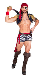 Roma Costume 6pc Captain Hunk Costume 5033 - Roma Costume - Flyclothing LLC