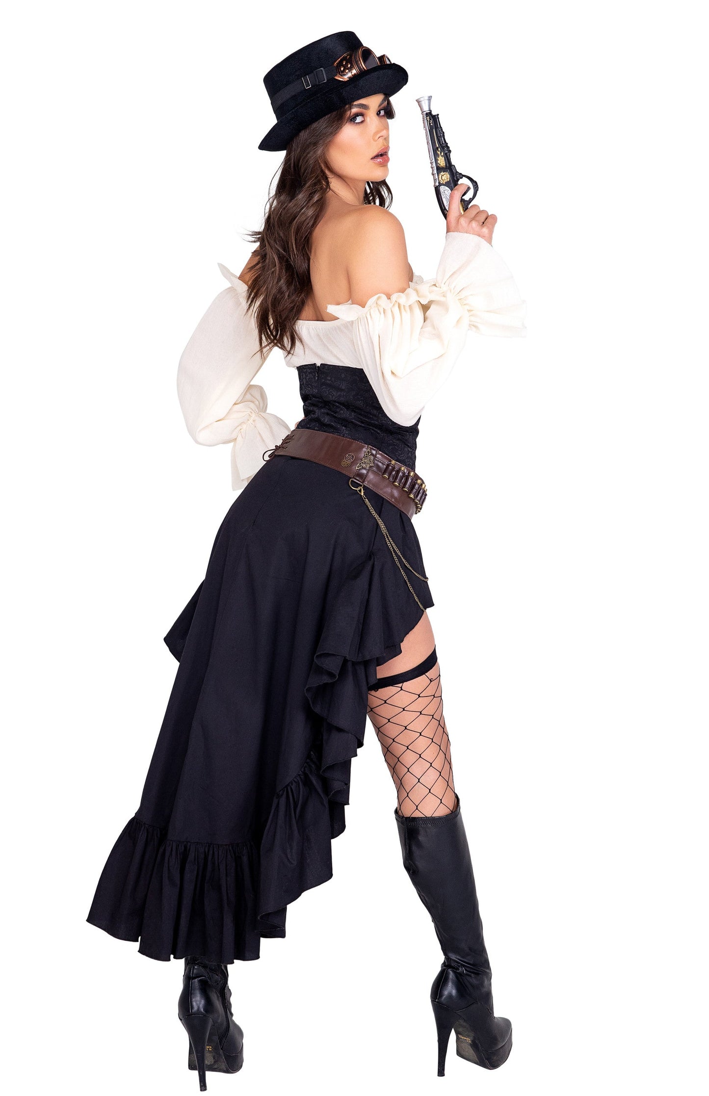 Roma Costume 6pc Steampunk Seductress Costume 5034 - Roma Costume - Flyclothing LLC