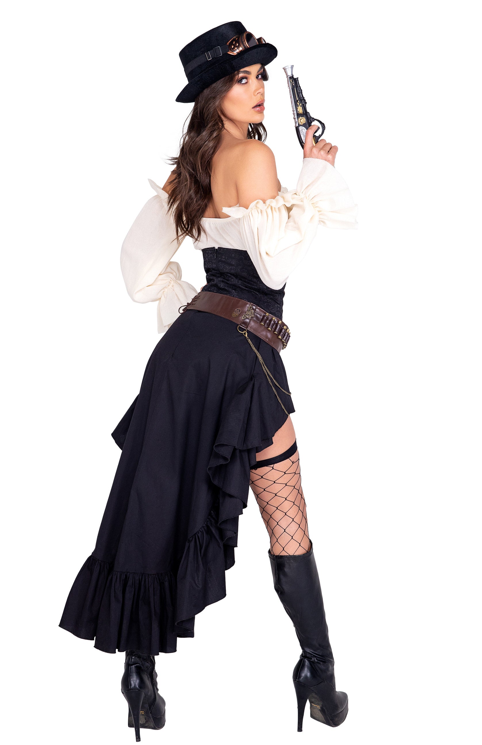 Roma Costume 6pc Steampunk Seductress Costume 5034 - Roma Costume - Flyclothing LLC