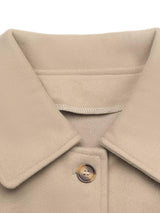 Collared Neck Button Up Jacket - Trendsi - Flyclothing LLC