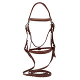 Henri de Rivel Pro Mono-Crown Padded Wide Noseband Bridle - Breeches.com - Flyclothing LLC
