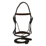 Henri de Rivel Pro Mono-Crown Padded Wide Noseband Bridle - Breeches.com - Flyclothing LLC