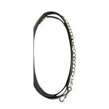 Henri de Rivel Pro Collection Leather Lead with 24" Solid Brass Chain - Breeches.com - Flyclothing LLC