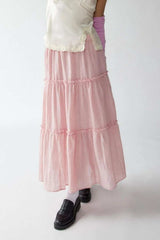 Frill Elastic Waist Skirt - Trendsi - Flyclothing LLC