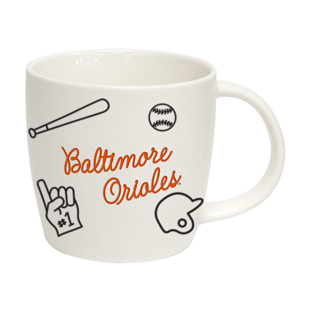 Baltimore Orioles 18oz Playmaker Mug - Logo Brands - Flyclothing LLC