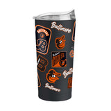 Baltimore Orioles 20oz Dream Weave Powder Coat Tumbler - Logo Brands - Flyclothing LLC