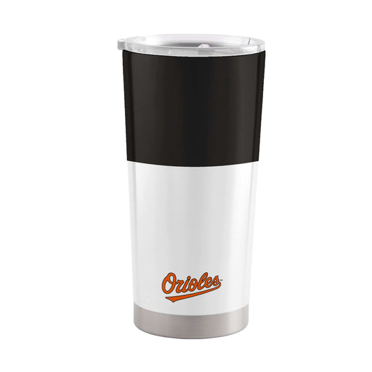 Baltimore Orioles 20oz Colorblock Stainless Steel Tumbler - Logo Brands - Flyclothing LLC