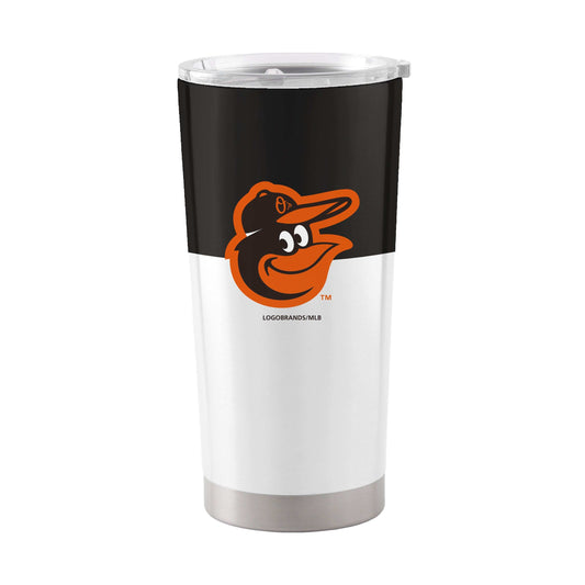 Baltimore Orioles 20oz Colorblock Stainless Steel Tumbler - Logo Brands - Flyclothing LLC