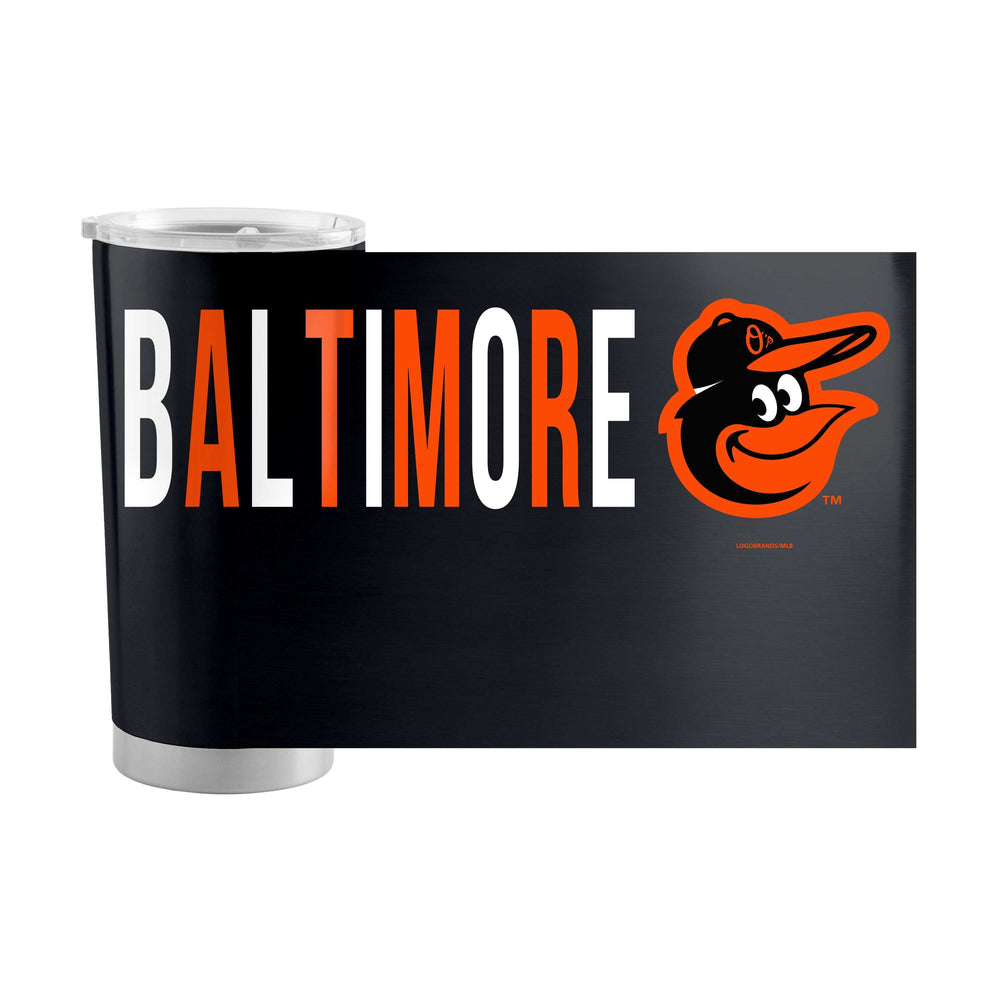 Baltimore Orioles Overtime 20oz Stainless Tumbler - Logo Brands - Flyclothing LLC