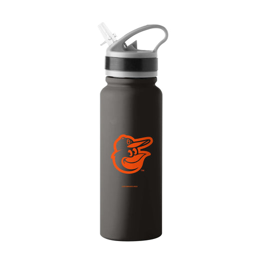 Baltimore Orioles Logo 25oz Stainless Single Wall Flip Top Bottle - Logo Brands - Flyclothing LLC