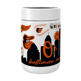 Baltimore Orioles Powder Native Coat Coolie - Logo Brands - Flyclothing LLC