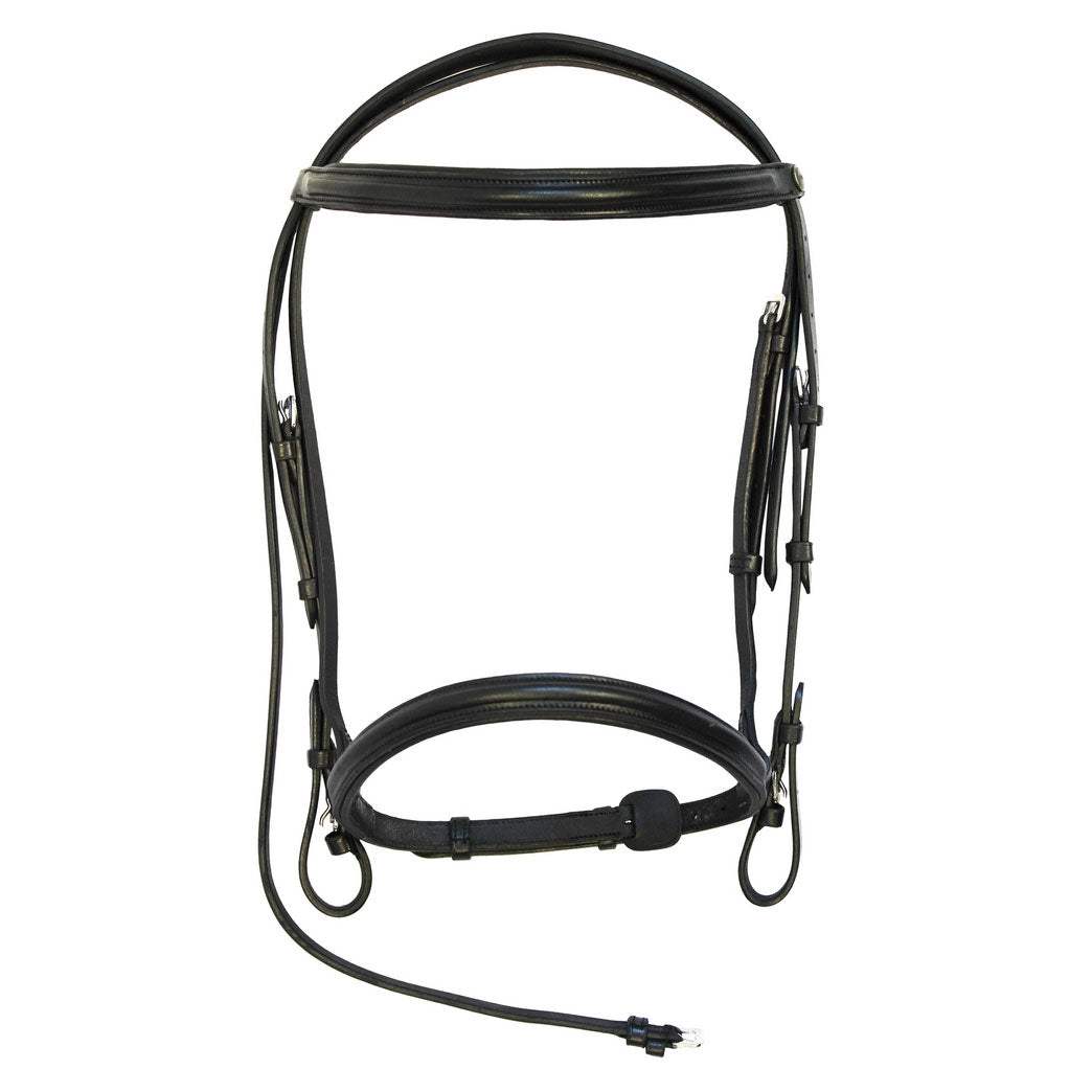 Henri de Rivel Pro Padded Dressage Bridle with Web Reins - Breeches.com - Flyclothing LLC