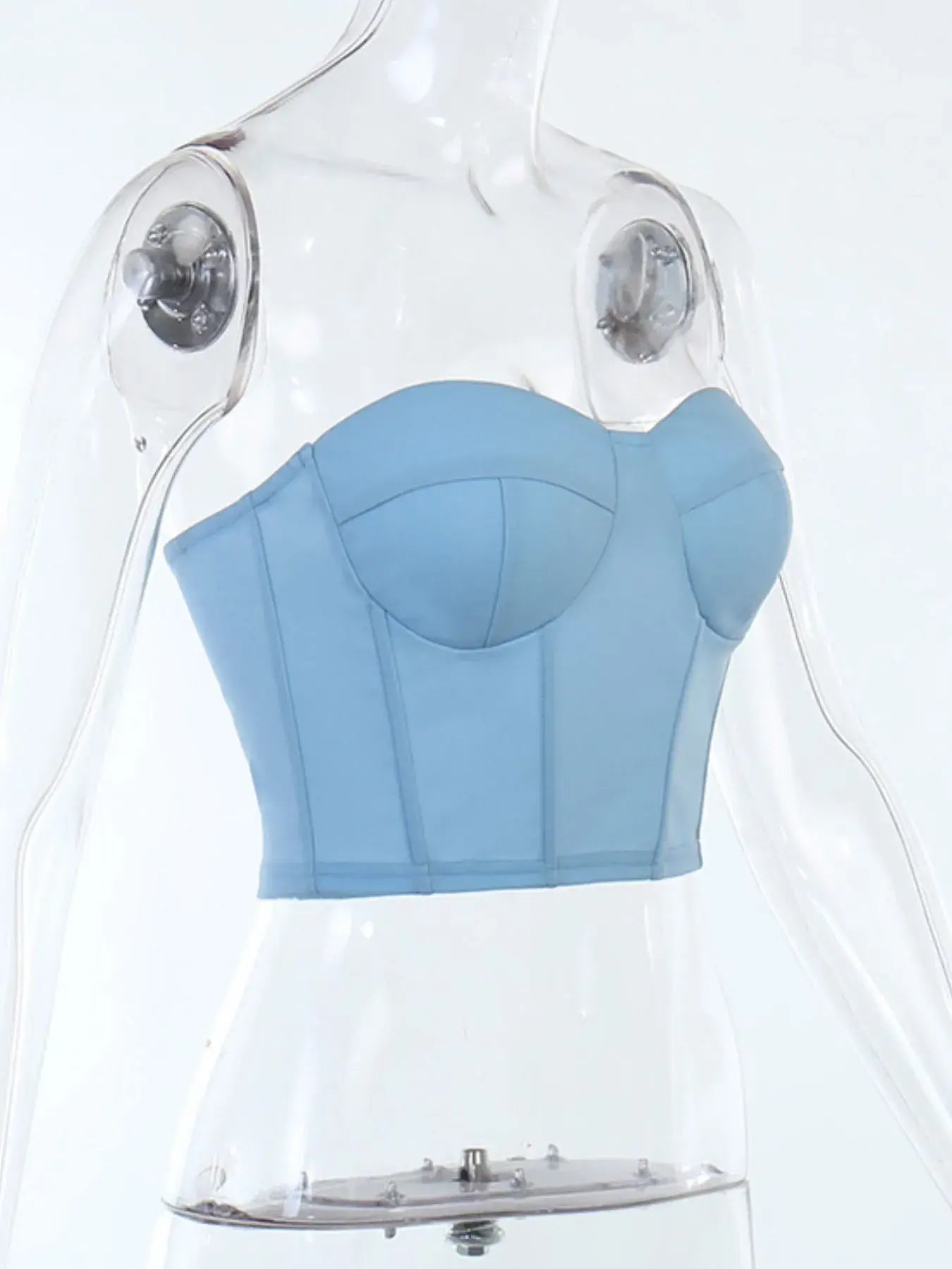 Sweetheart Neck Tube Top - Trendsi - Flyclothing LLC