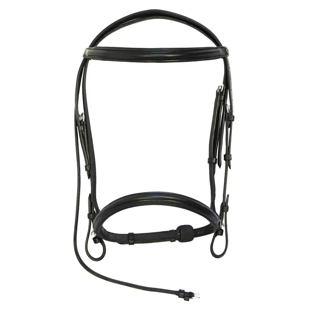 Henri de Rivel Pro Padded Dressage Bridle with Web Reins - Breeches.com - Flyclothing LLC