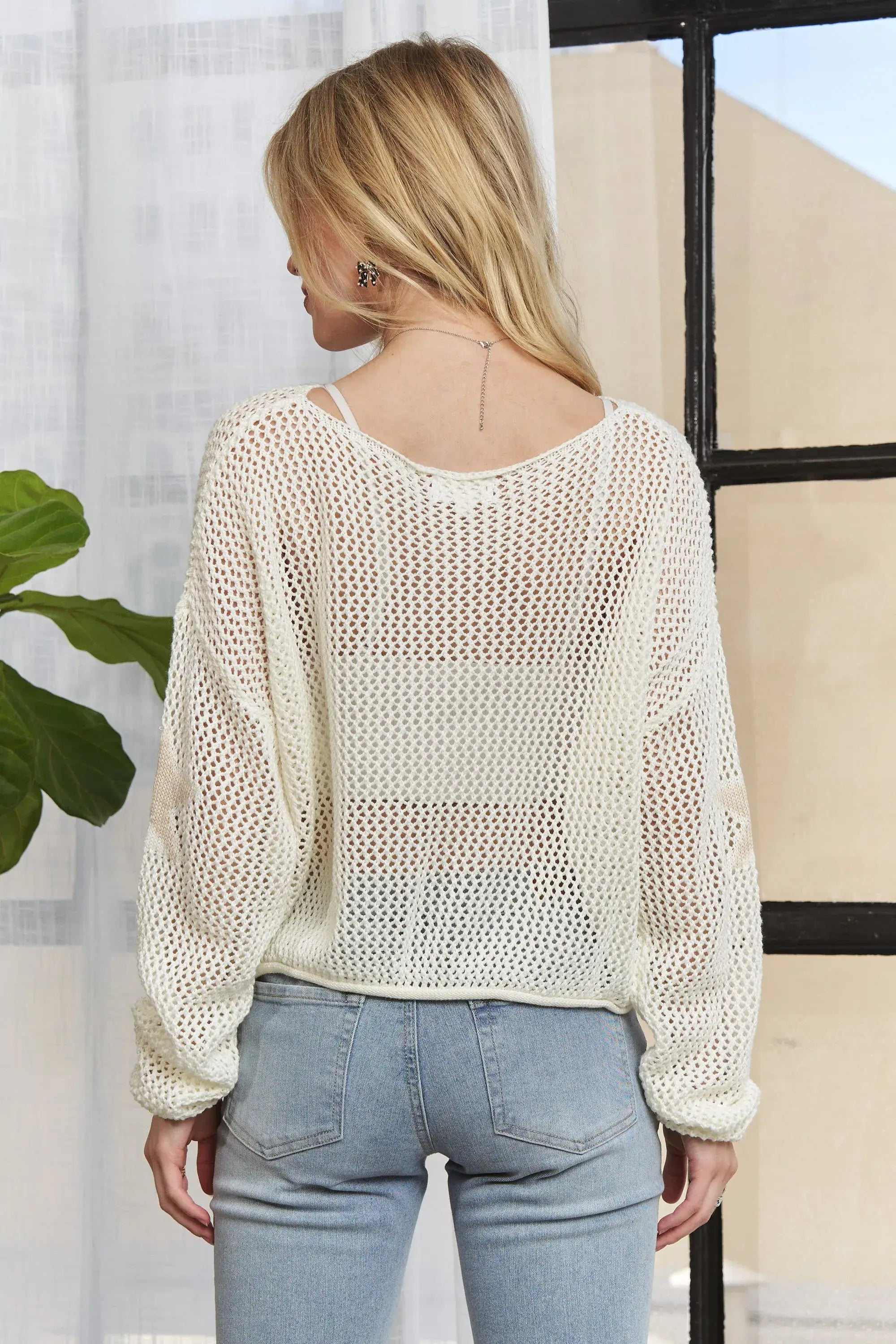 ADORA Lightweight Loose Knit Sweater - Trendsi - Flyclothing LLC