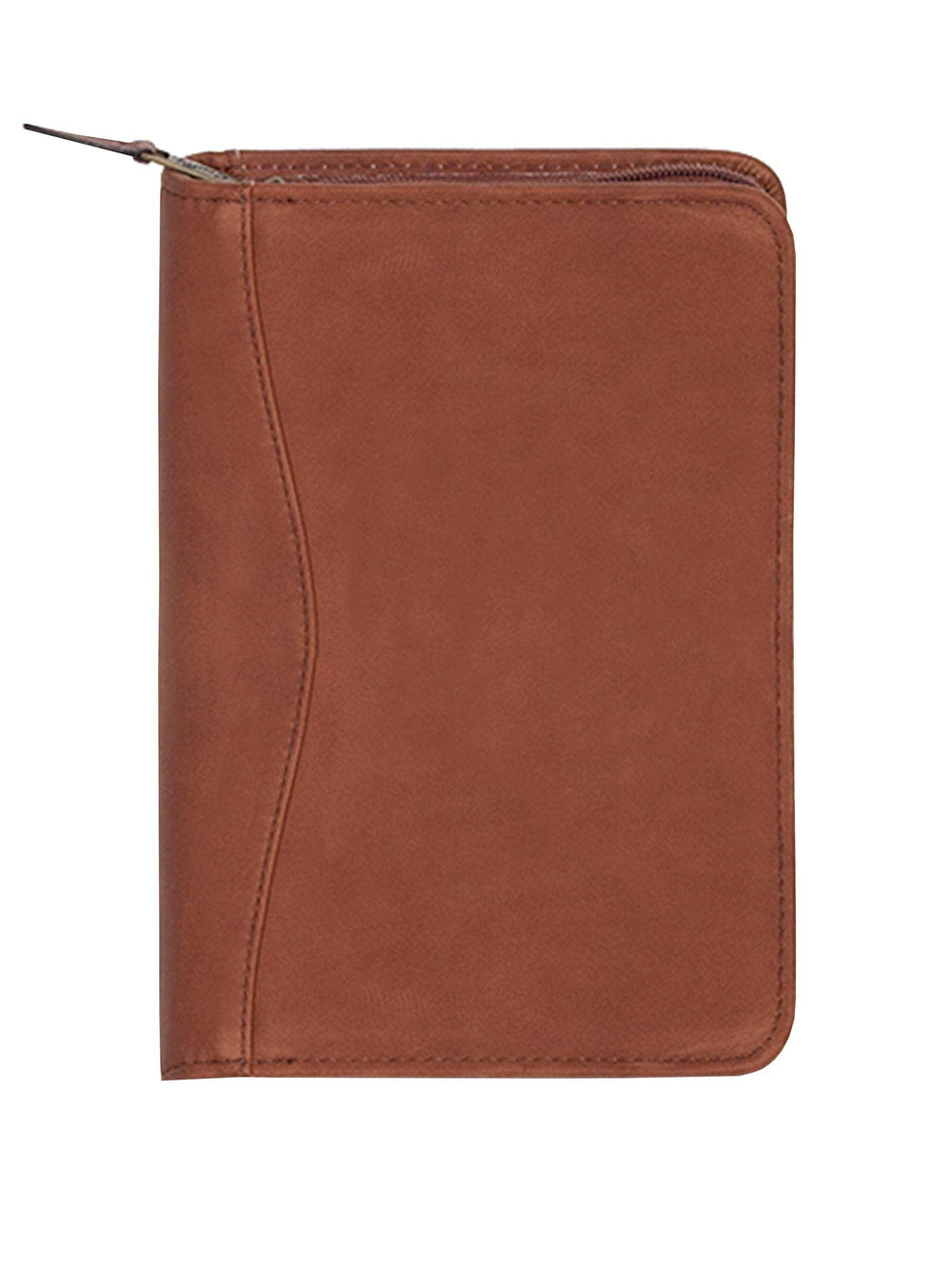 Italia Canyon leather Brown Junior zip padfolio - Scully Leather - Flyclothing LLC