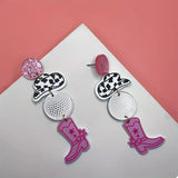 Cowgirl Boots Dangle Earrings - Trendsi - Flyclothing LLC