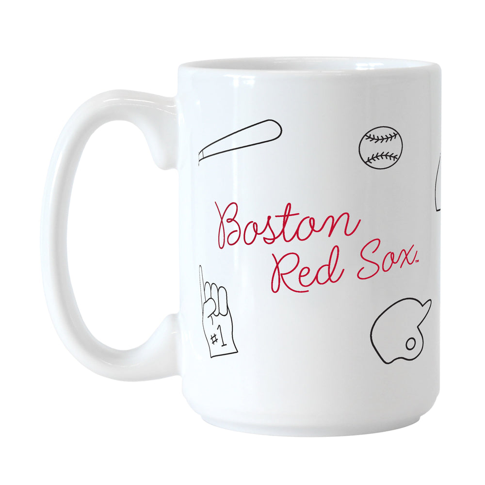 Boston Red Sox 15oz Playmaker Sublimated Mug