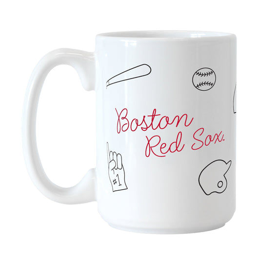 Boston Red Sox 15oz Playmaker Sublimated Mug