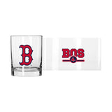 Boston Red Sox 14oz Letterman Rocks Glass - Logo Brands - Flyclothing LLC