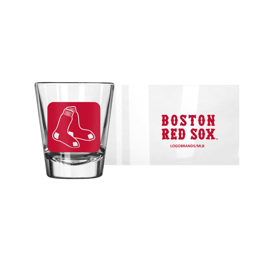 Boston Red Sox 2oz Cube Shot Glass - Logo Brands - Flyclothing LLC