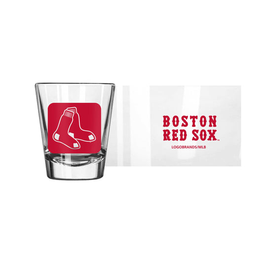 Boston Red Sox 2oz Cube Shot Glass - Logo Brands - Flyclothing LLC