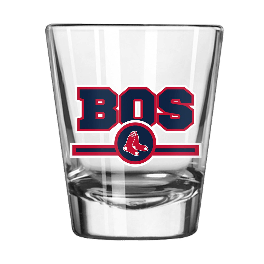 Boston Red Sox 2oz Letterman Shot Glass - Logo Brands - Flyclothing LLC
