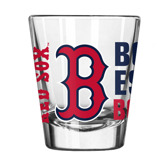 Boston Red Sox 2oz Spirit Shot Glass - Logo Brands - Flyclothing LLC