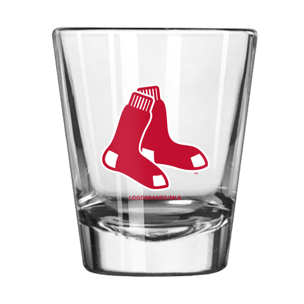 Boston Red Sox 2oz Socks Logo Shot Glass