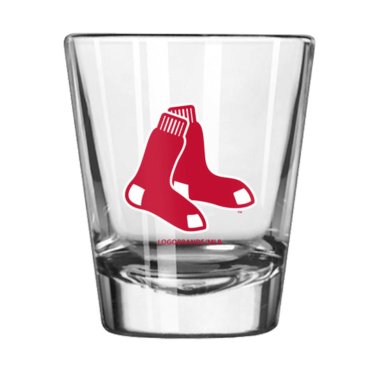 Boston Red Sox 2oz Socks Logo Shot Glass - Logo Brands - Flyclothing LLC
