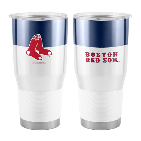 Boston Red Sox Colorblock 30oz Stainless Tumbler - Logo Brands - Flyclothing LLC