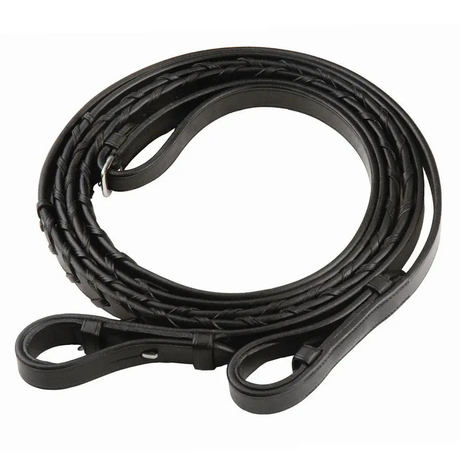 Henri de Rivel Advantage Extra Long Flat Laced Reins - Breeches.com - Flyclothing LLC