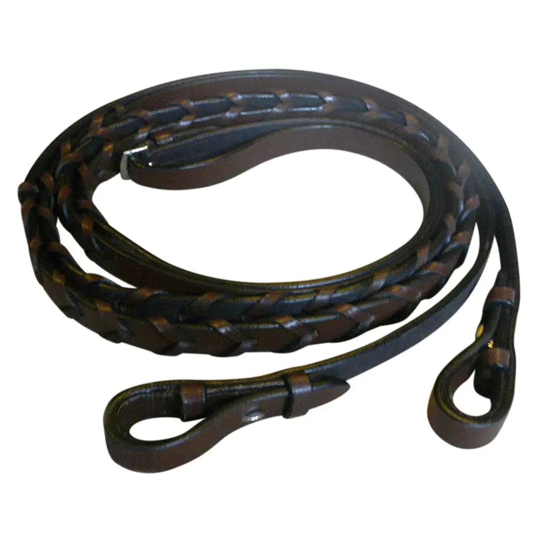 Henri de Rivel Advantage Extra Long Flat Laced Reins - Breeches.com - Flyclothing LLC