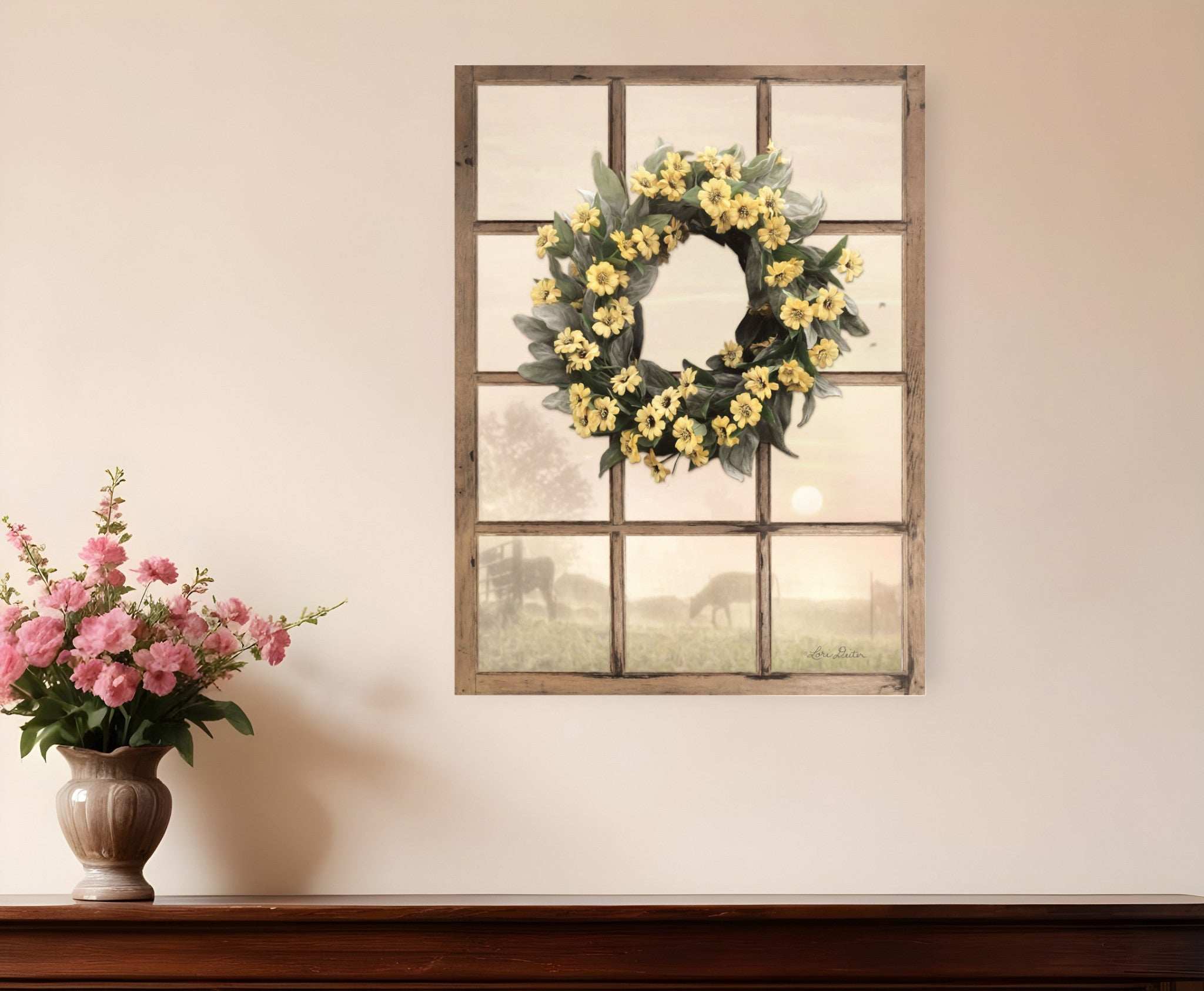 Country Gazing Framed Print Wall Art - Homeroots - Flyclothing LLC