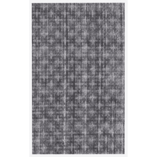 5' X 8' Black And Charcoal Medallion Hand Loomed Area Rug - Homeroots - Flyclothing LLC