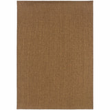 4' X 6' Tan Stain Resistant Indoor Outdoor Area Rug