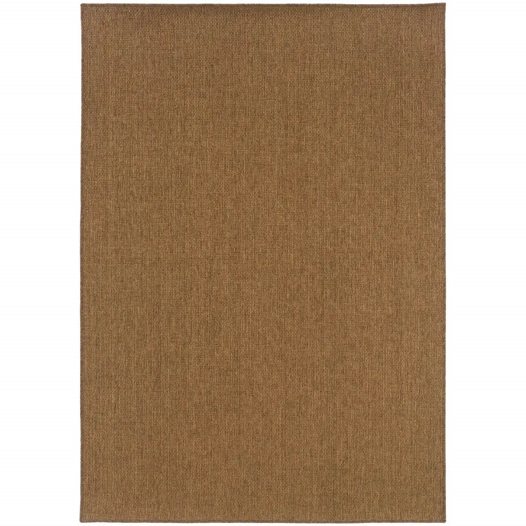 5' X 8' Tan Stain Resistant Indoor Outdoor Area Rug - Homeroots - Flyclothing LLC