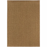 Tan Stain Resistant Indoor Outdoor Area Rug - Homeroots - Flyclothing LLC