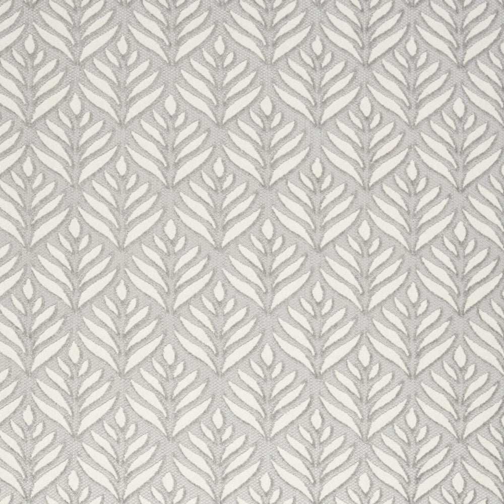 9' X 12' Grey Floral Stain Resistant Non Skid Area Rug - Homeroots - Flyclothing LLC