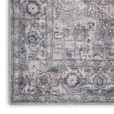 6' X 9' Grey Medallion Distressed Washable Area Rug - Homeroots - Flyclothing LLC