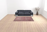 6' X 9' Brick Medallion Distressed Washable Area Rug - Homeroots - Flyclothing LLC